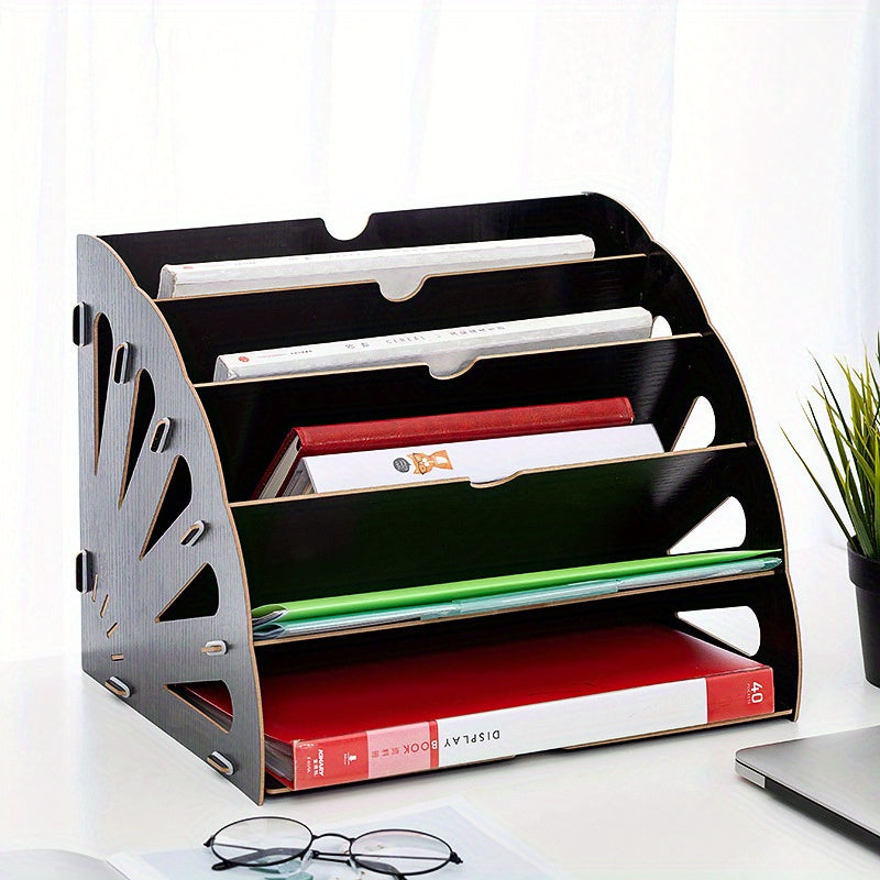 WoodFlow A4 Organizer – Stylish Storage for Any Desk