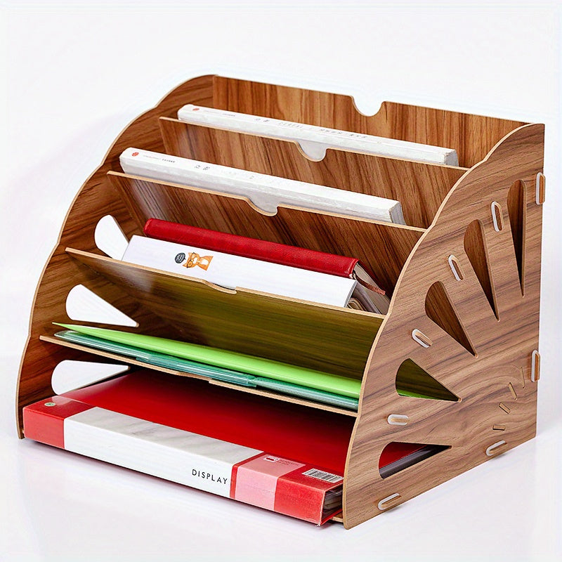 WoodFlow A4 Organizer – Stylish Storage for Any Desk