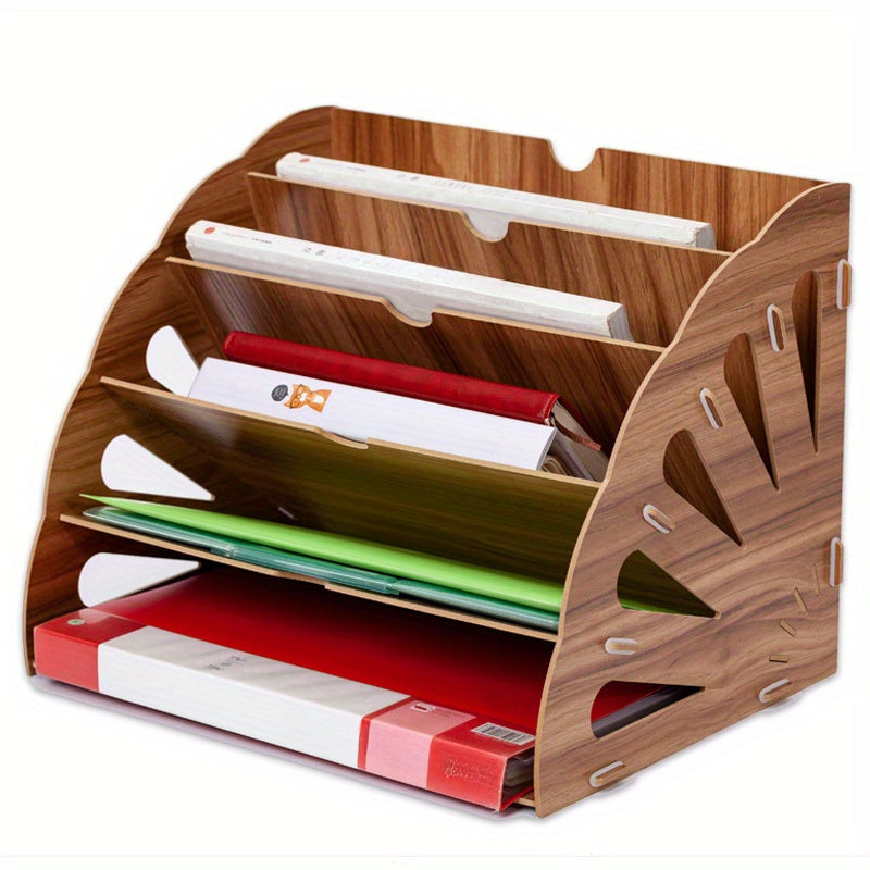 WoodFlow A4 Organizer – Stylish Storage for Any Desk