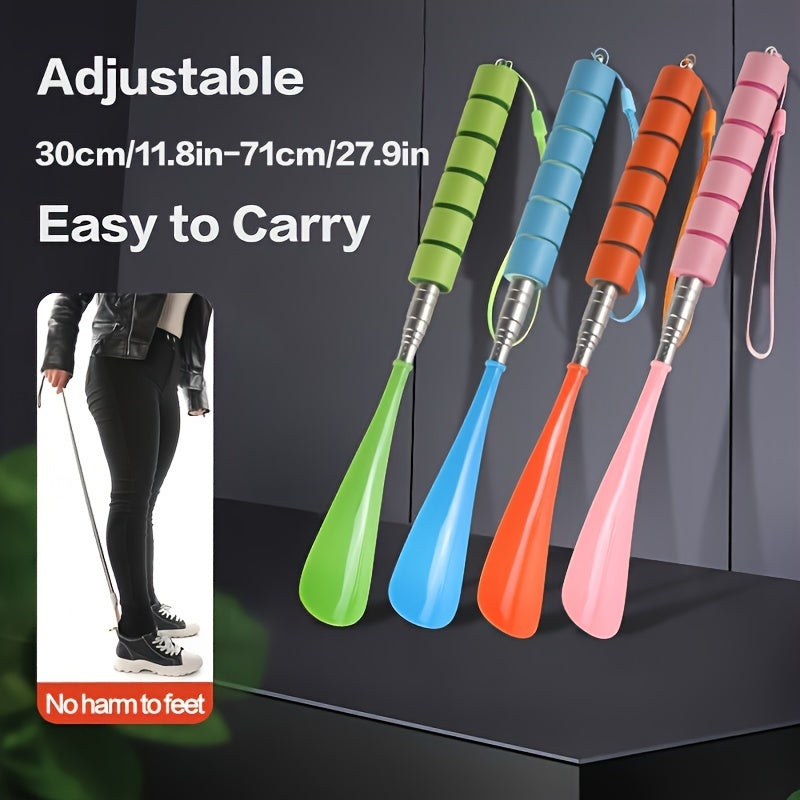Practical Extendable Shoe Horn - Easy to Put On and Take Off