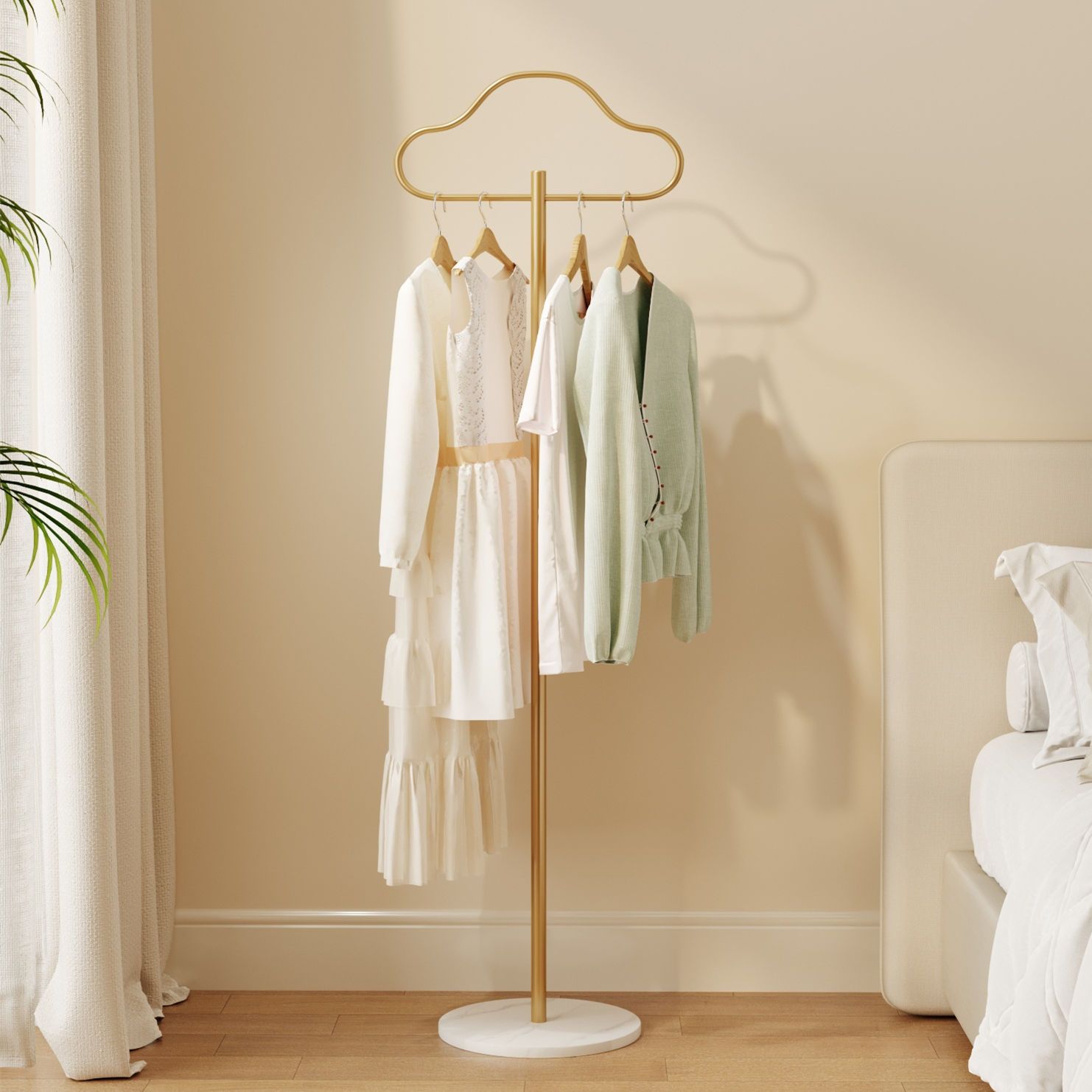 Nimbus Cloud Standing Coat Rack – Minimalistic and Functional