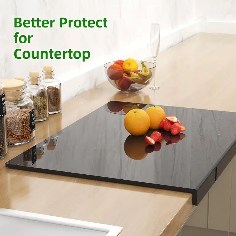 Acrylic Cutting Board with Non-Slip Surface - Durable Kitchen Tool for Safe Cutting