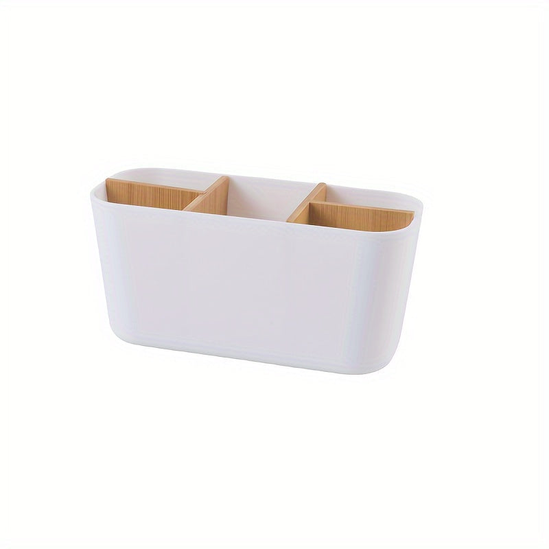 Modern Toothbrush Holder with 5 Compartments – Stylish and Organized for Bathroom Use