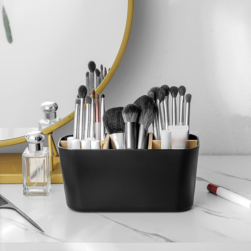 Modern Toothbrush Holder with 5 Compartments – Stylish and Organized for Bathroom Use