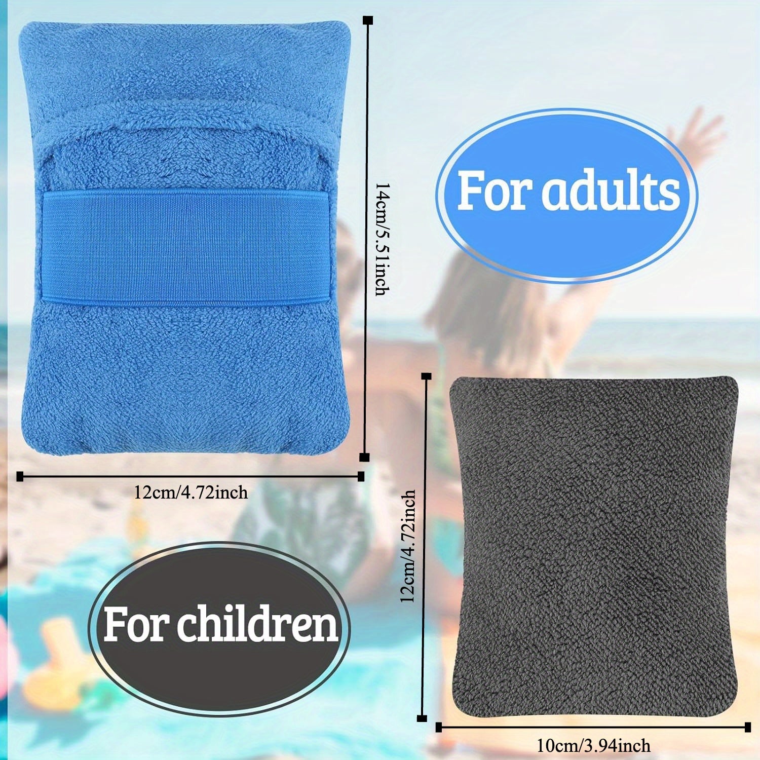 Sand Removal Bag – Quick Sand Removal with Elastic Band for Beach and Vacations