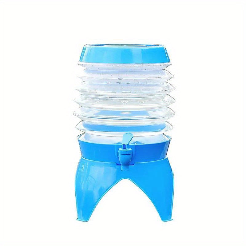 Portable Foldable Water Bucket – 3.5L with Retractable Tap
