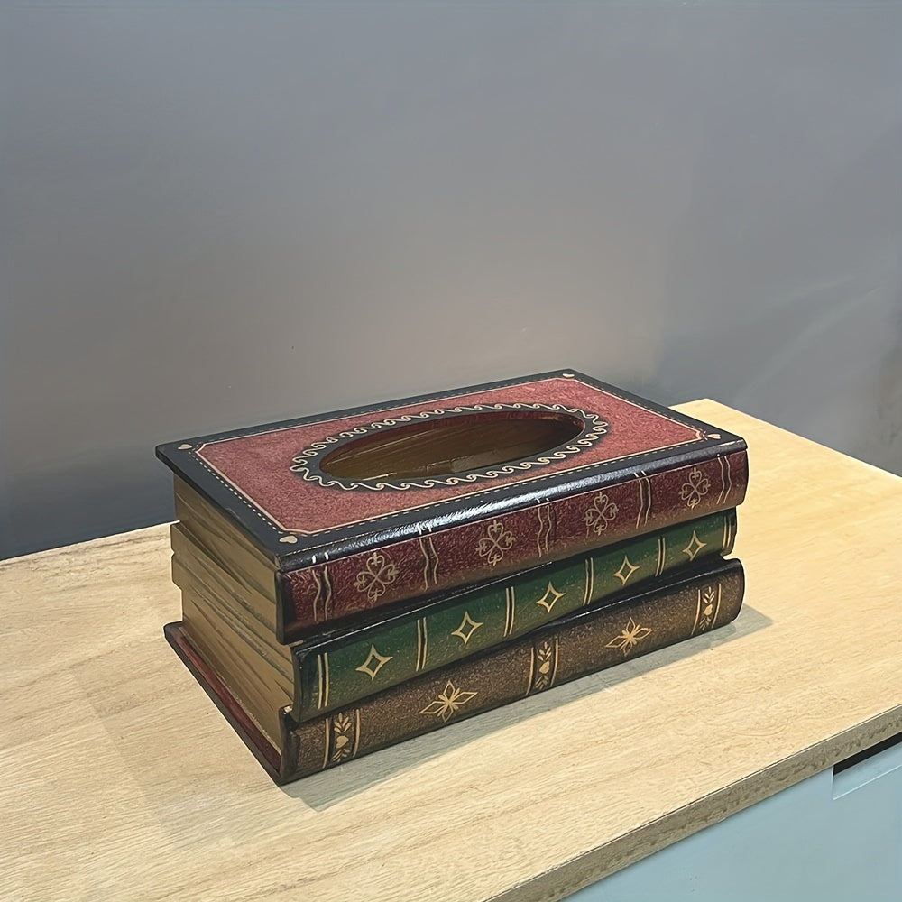 Book-Shaped Tissue Holder – For a Stylish and Practical Solution