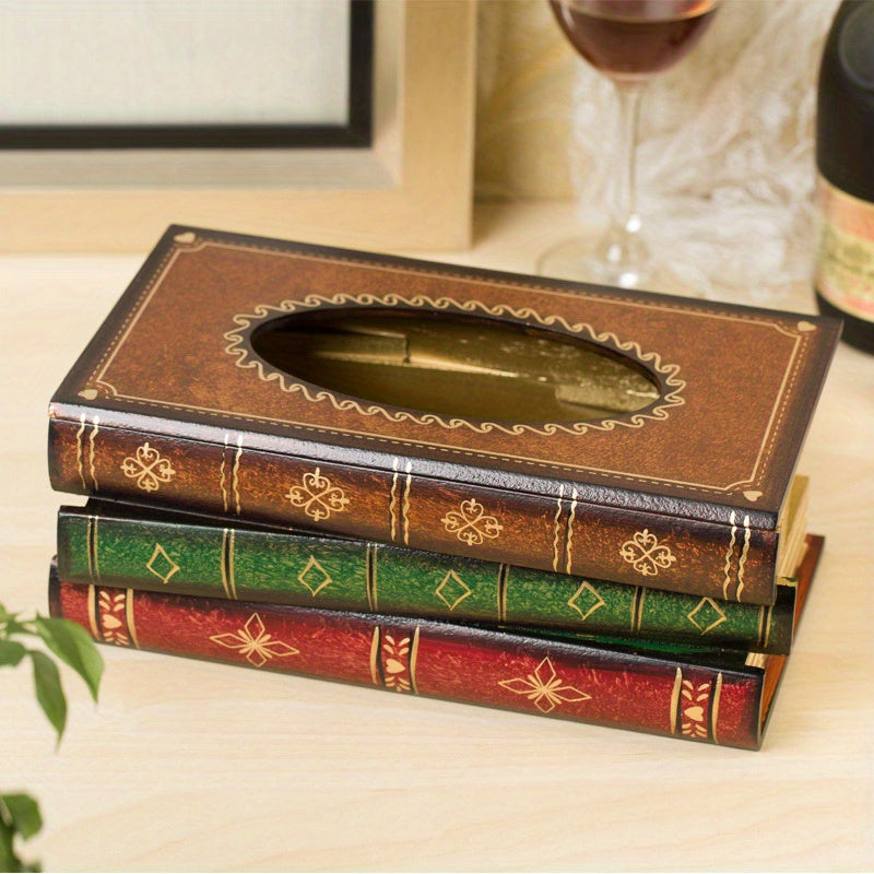Book-Shaped Tissue Holder – For a Stylish and Practical Solution