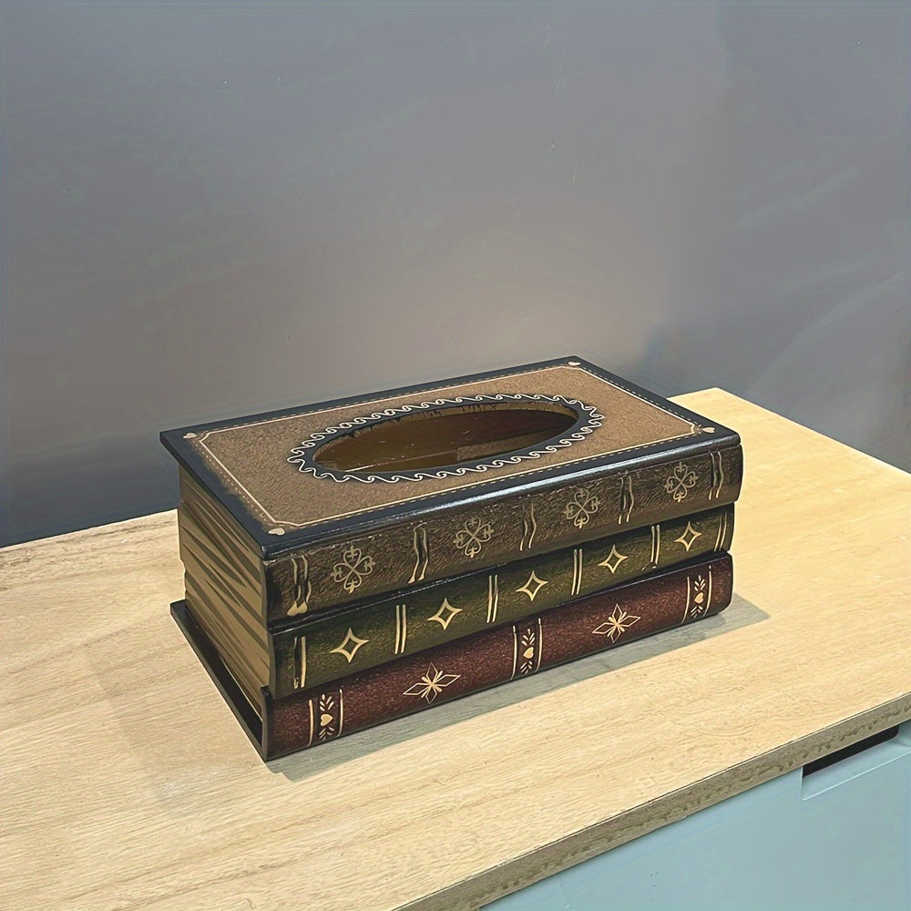 Book-Shaped Tissue Holder – For a Stylish and Practical Solution