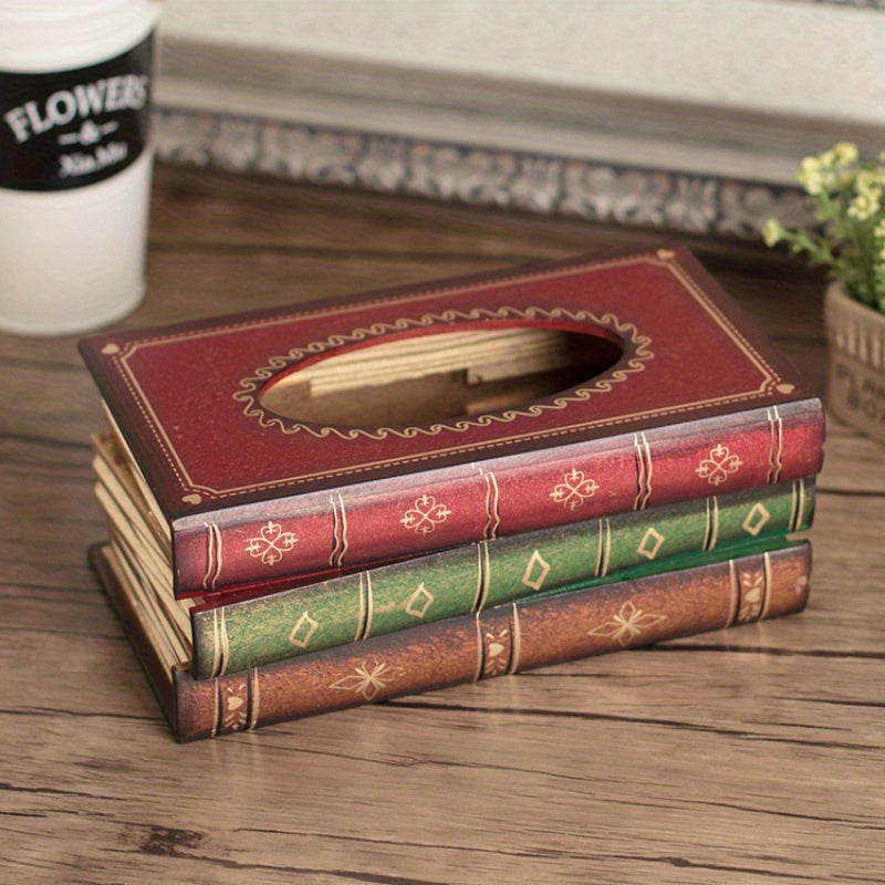 Book-Shaped Tissue Holder – For a Stylish and Practical Solution