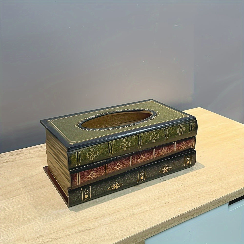 Book-Shaped Tissue Holder – For a Stylish and Practical Solution