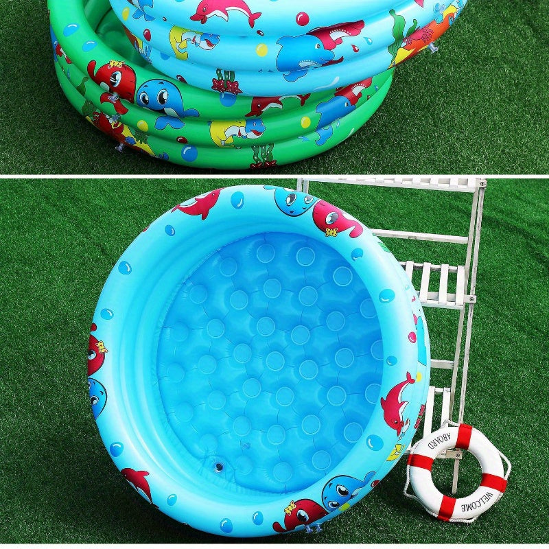 Inflatable Pool for Kids - Fun Play in the Summer Sun