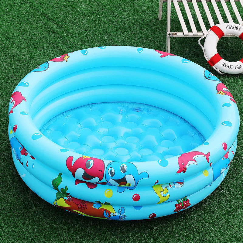 Inflatable Pool for Kids - Fun Play in the Summer Sun
