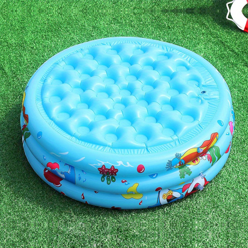 Inflatable Pool for Kids - Fun Play in the Summer Sun