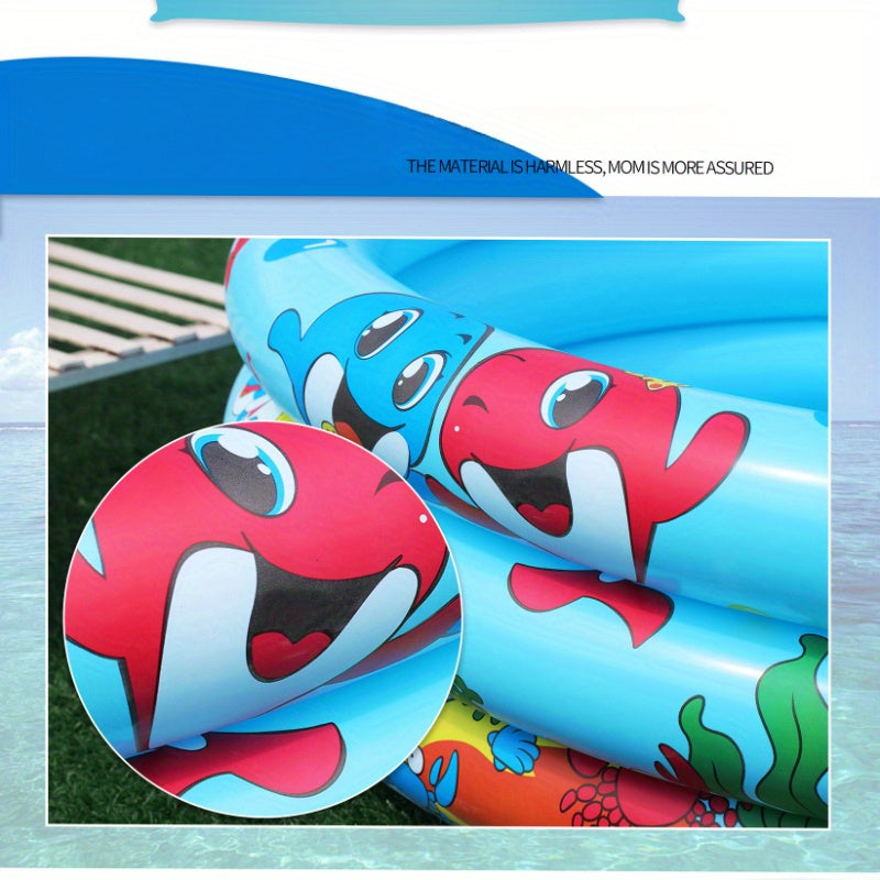 Inflatable Pool for Kids - Fun Play in the Summer Sun