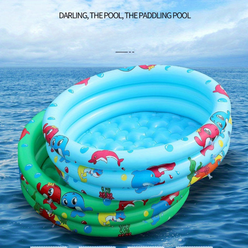 Inflatable Pool for Kids - Fun Play in the Summer Sun