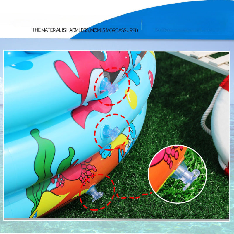 Inflatable Pool for Kids - Fun Play in the Summer Sun
