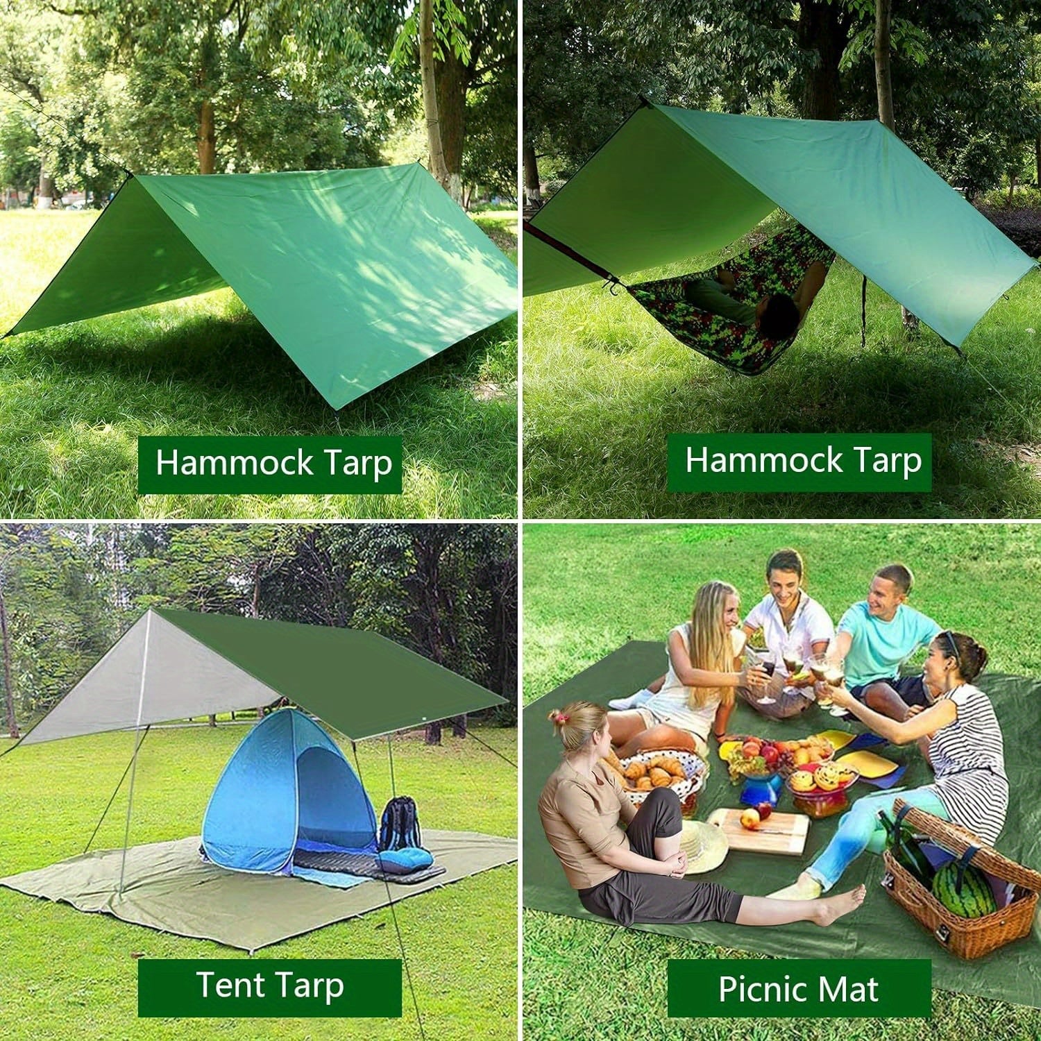 Camping Canopy 3x3 Meters - Waterproof and Windproof