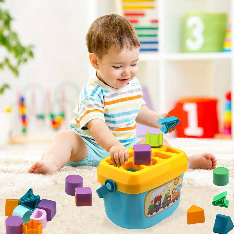Educational Play Fun with the Colorful Shape Sorter - Discover and Learn through Play