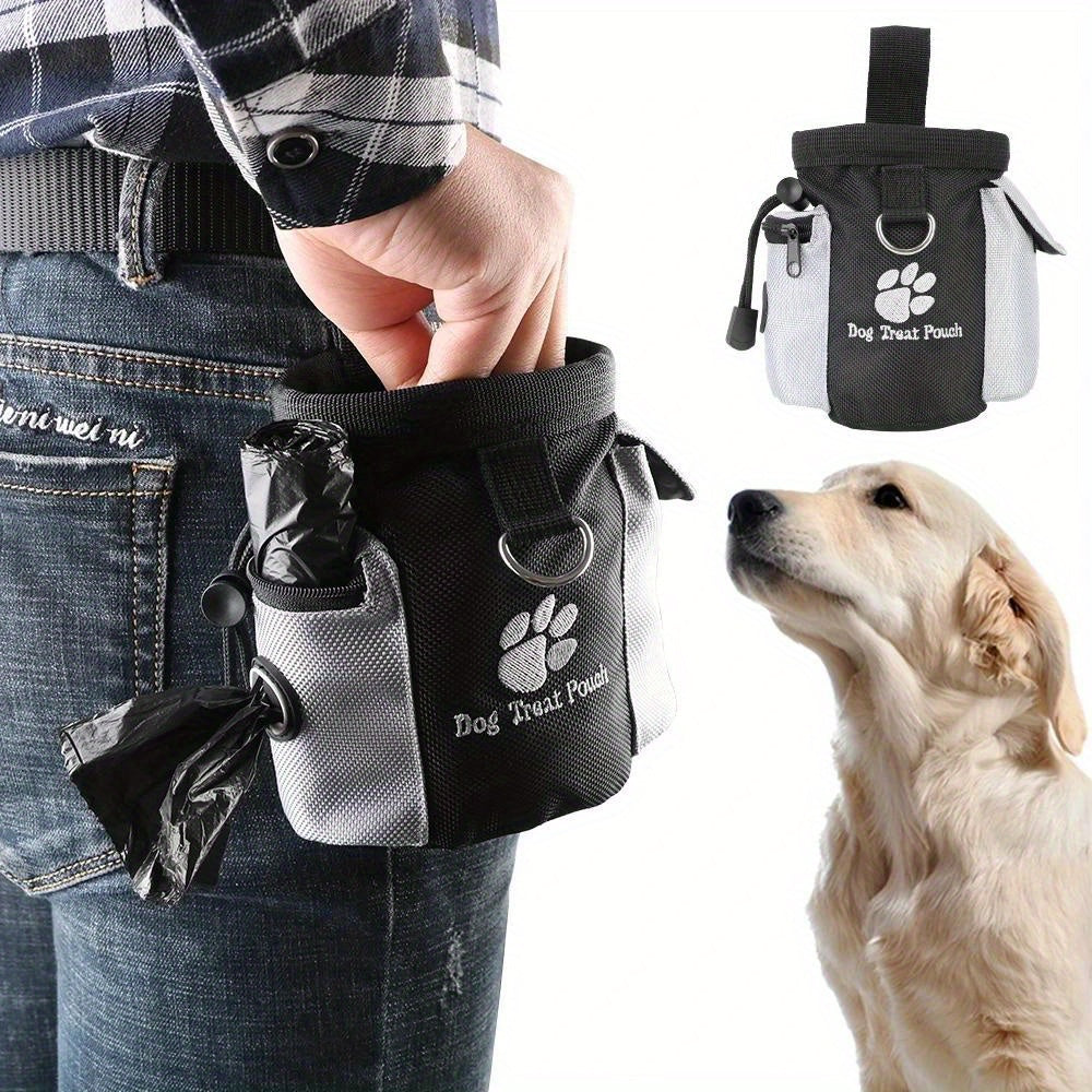 Dog Treat Pouch with Waste Bag Dispenser – Ideal for Training and Walking