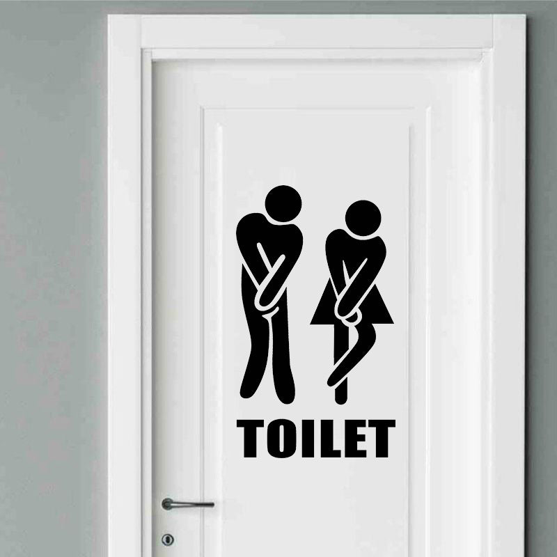 Joyful Toilet Stickers - For a Creative Bathroom