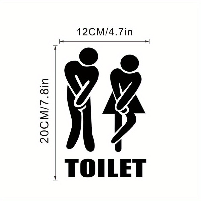 Joyful Toilet Stickers - For a Creative Bathroom