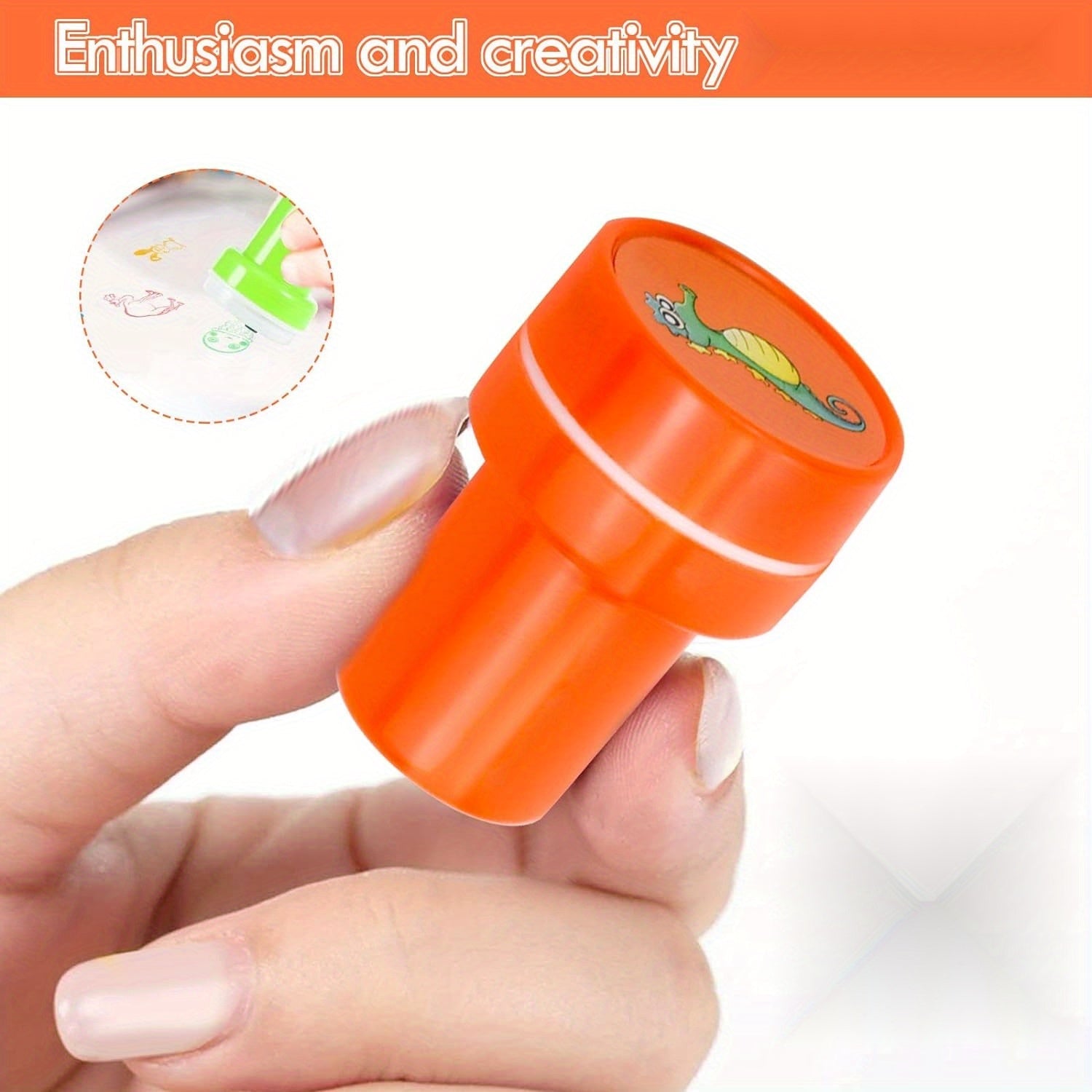 Colorful Animal Stamp Set – 26 Different Stamps for Creative Crafting and Education