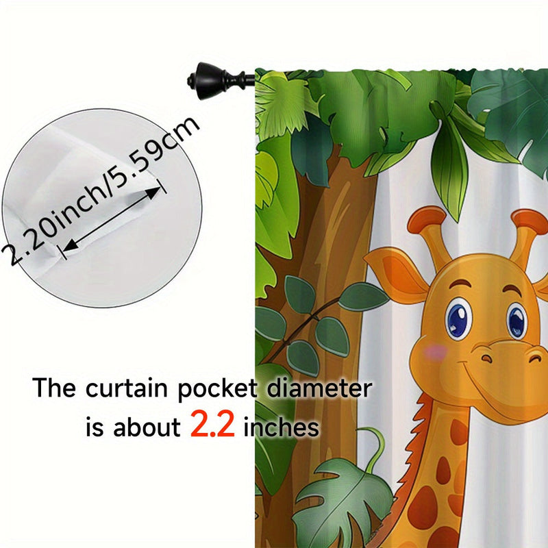 Jungle Animals Curtains - Create a Cheerful Sleeping Environment