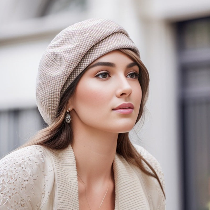 Sophie Retro Beret – Stylish Winter Hat for Cold Days
