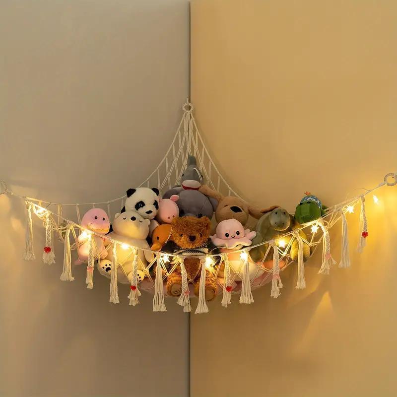 SnuggleNet Hammock for Plush Animals - Stylish Solution for Toy Storage