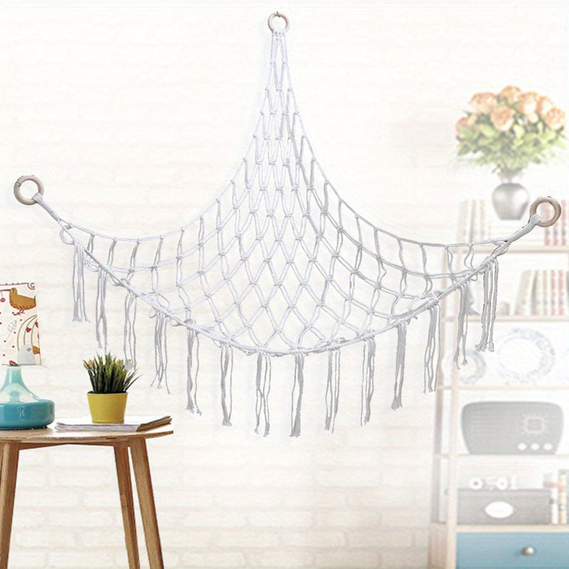 SnuggleNet Hammock for Plush Animals - Stylish Solution for Toy Storage