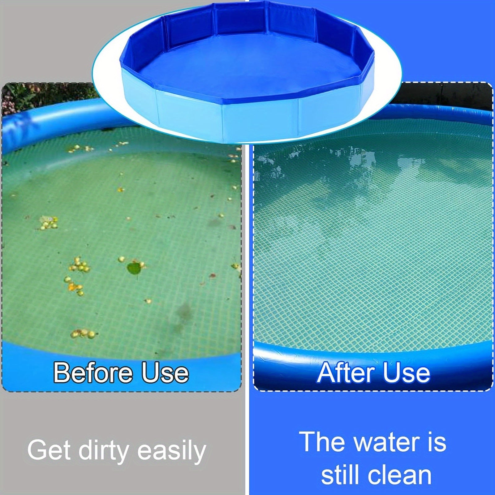 Portable Foldable Foot Bath – Easy Clean Pool Entry Foot Washer