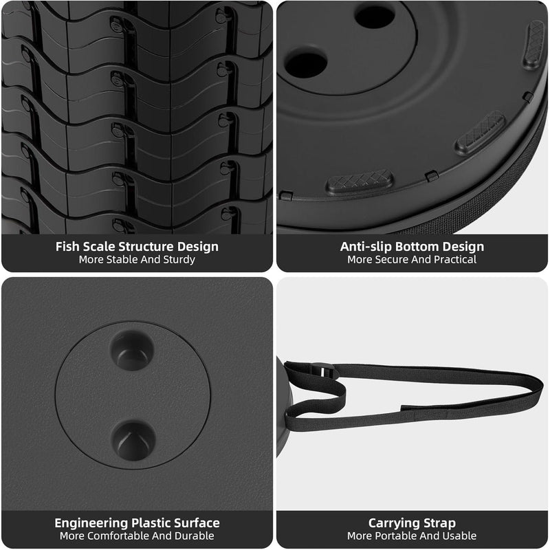 Foldable Chair with Carry Strap - Compact and Sturdy for Outdoor Adventures