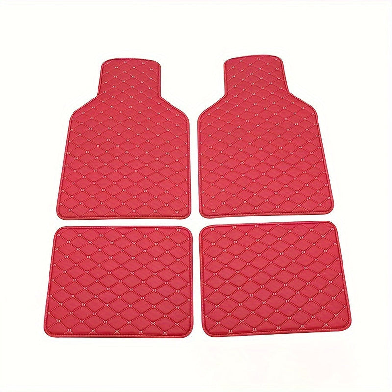 Luxury PU Leather Car Floor Mats – Durable and Easy to Maintain