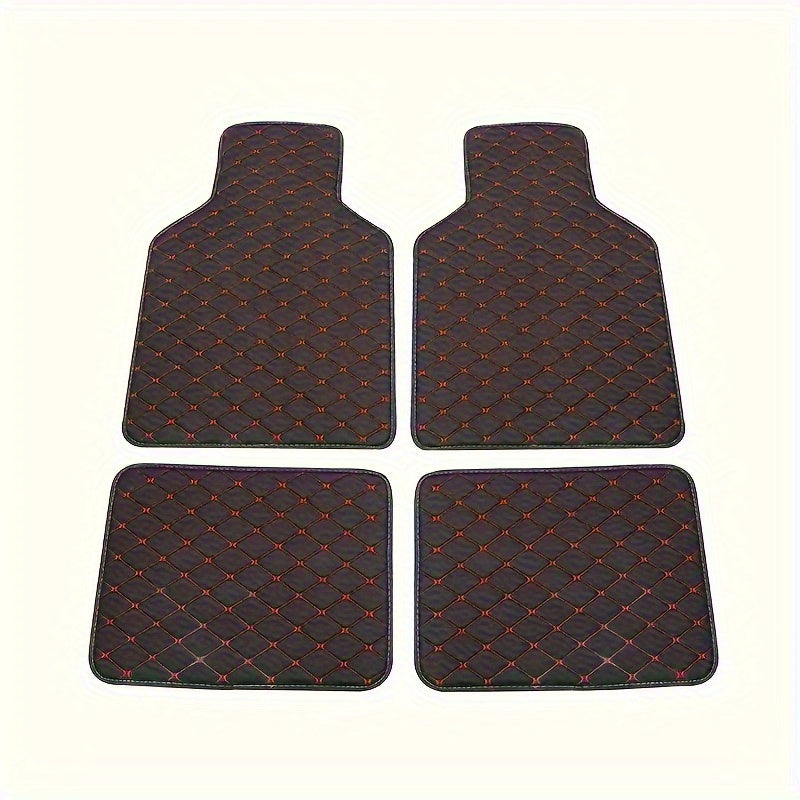 Luxury PU Leather Car Floor Mats – Durable and Easy to Maintain