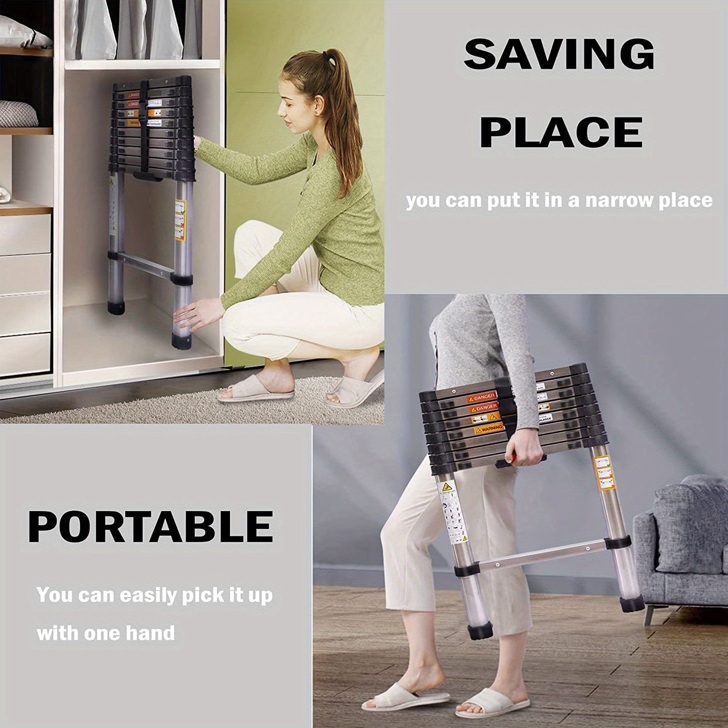 Telescopic Ladder – Safe and Convenient for Home and Work