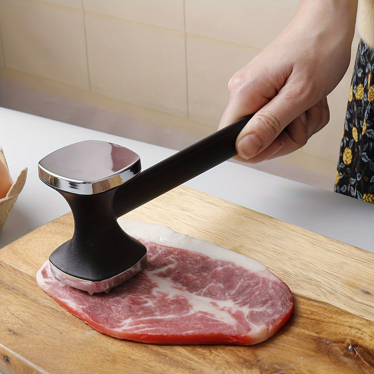 Heavy Duty Meat Tenderizer with Non-Slip Grip – Efficient and Durable Kitchen Tool