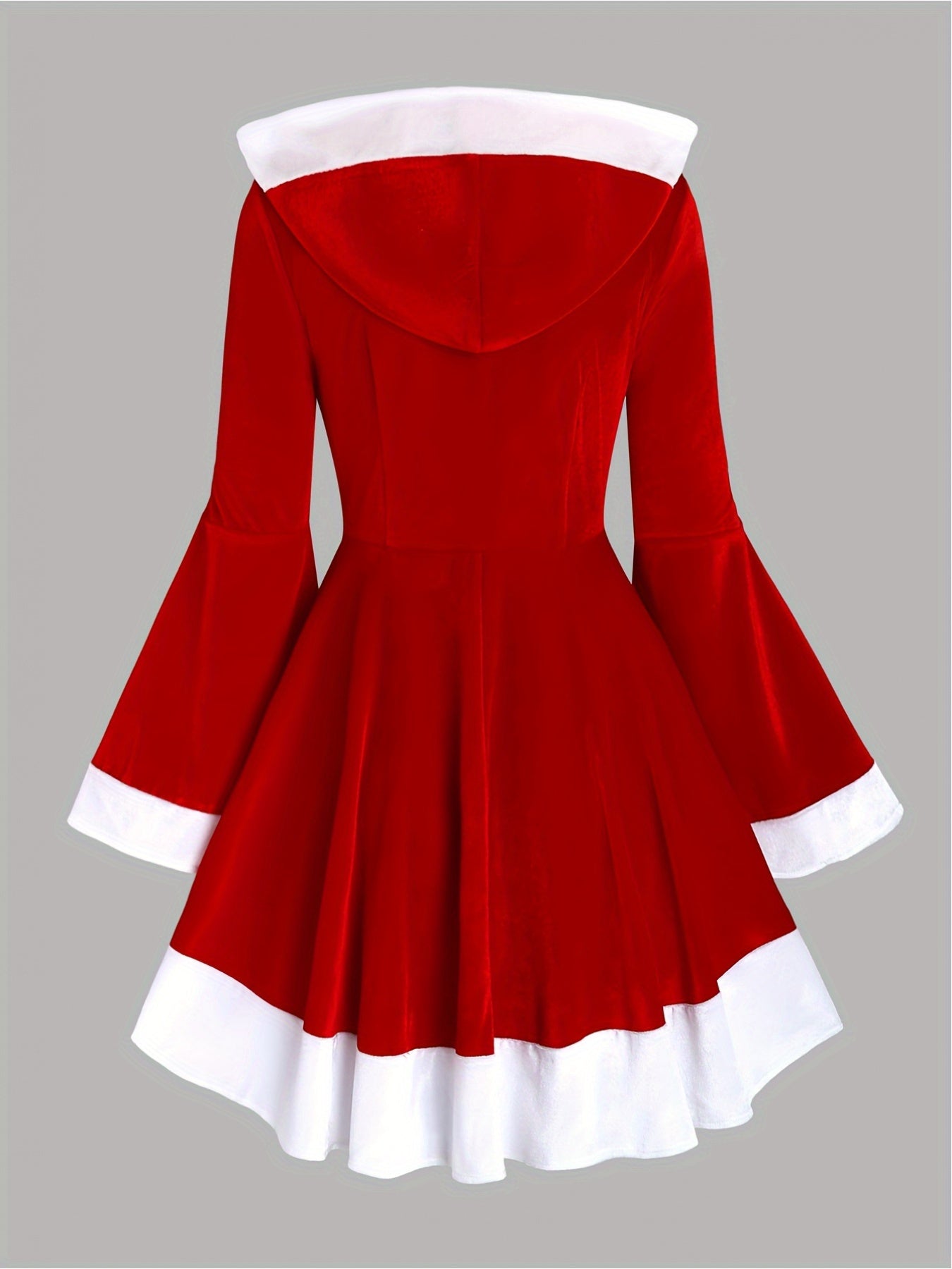 Marieke Christmas Dress with Hood - For Festive Cheer