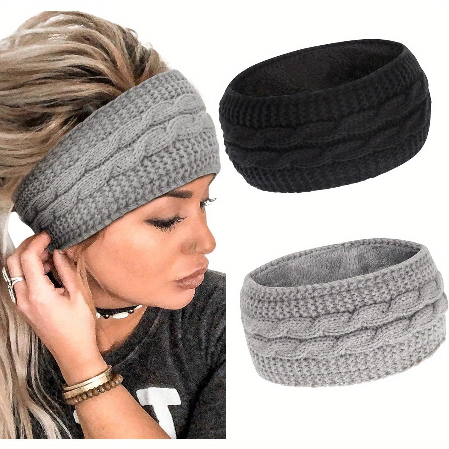 Cable Knit Headband – For Stylish Warmth and Comfort