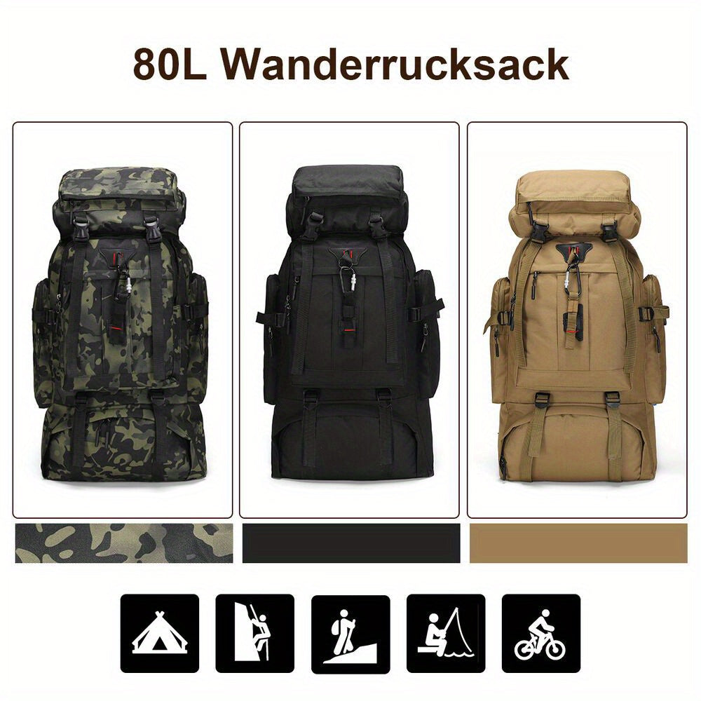 Explorer 80L Hiking Backpack – Sturdy and Versatile