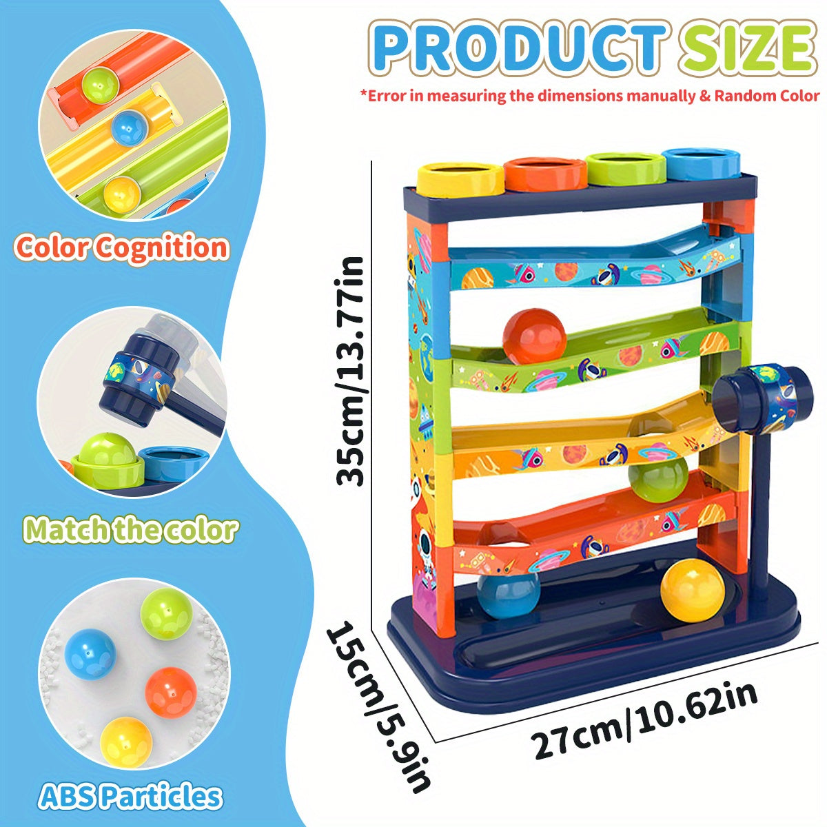 Colorful Ball Rolling System – Educational Toy for Children