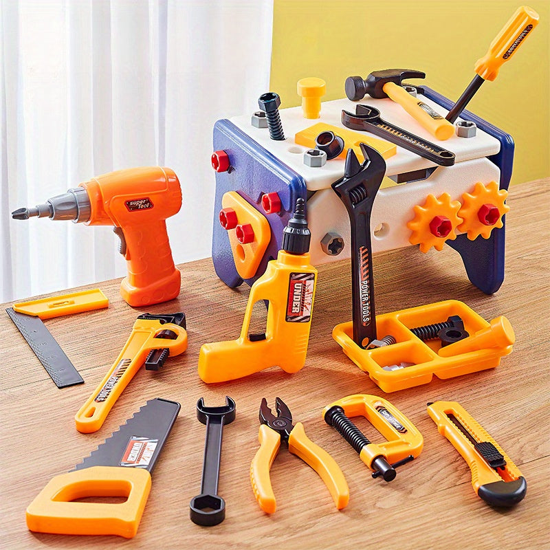 BuilderPro Educational Kids Tool Set - For Creative Building and Play