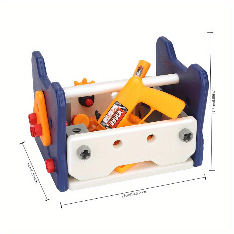 BuilderPro Educational Kids Tool Set - For Creative Building and Play