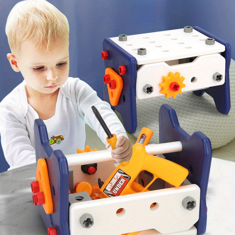 BuilderPro Educational Kids Tool Set - For Creative Building and Play