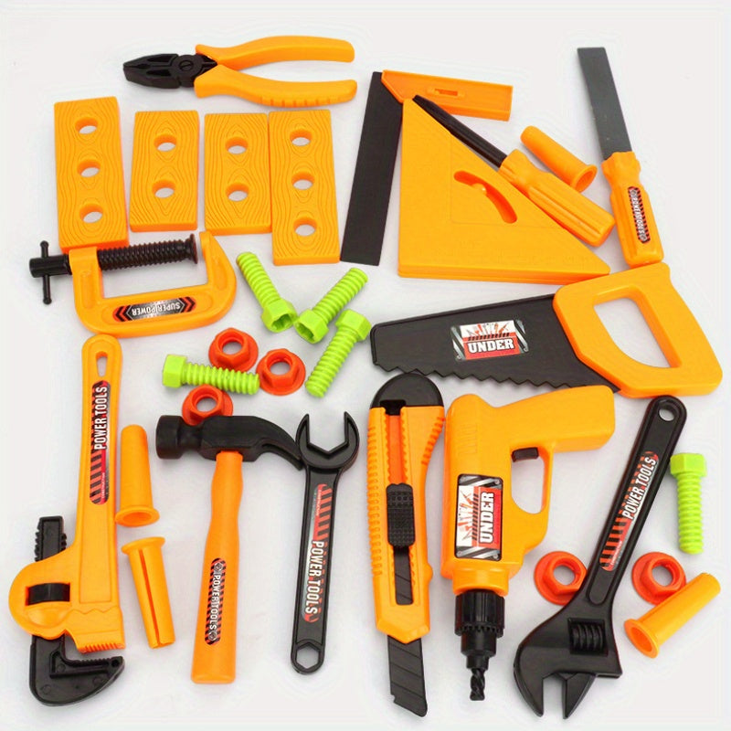 BuilderPro Educational Kids Tool Set - For Creative Building and Play
