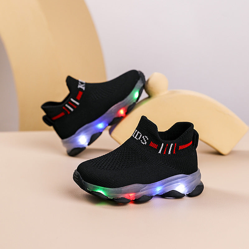 Glow-in-the-Dark Kids Sneakers - For Adventurous Playtime