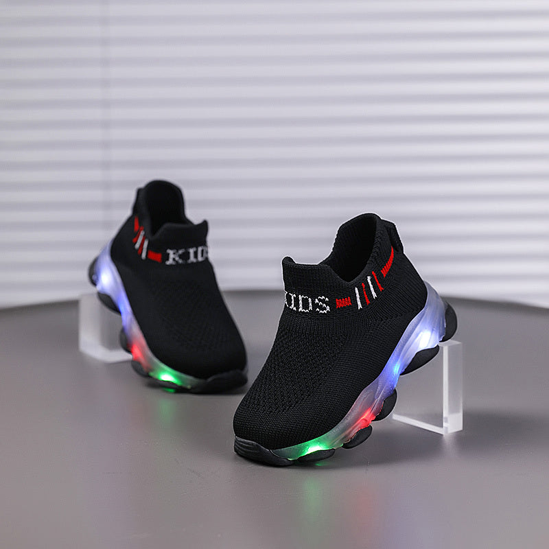 Glow-in-the-Dark Kids Sneakers - For Adventurous Playtime