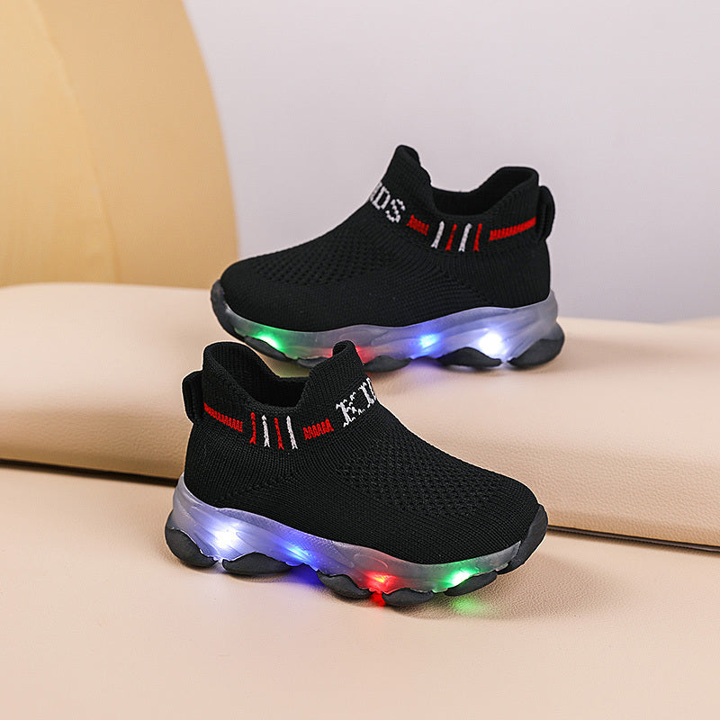 Glow-in-the-Dark Kids Sneakers - For Adventurous Playtime