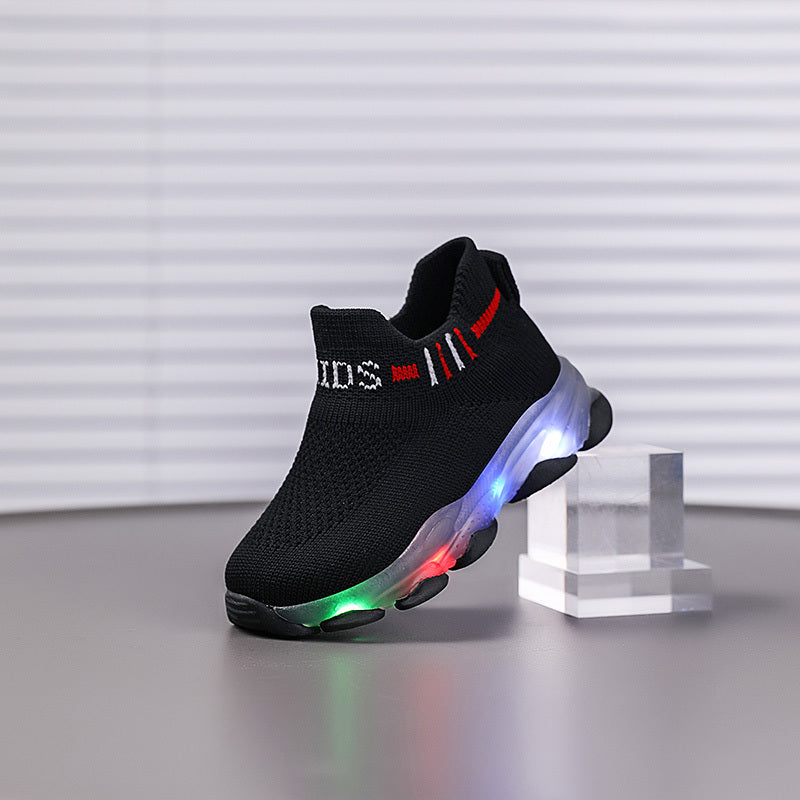Glow-in-the-Dark Kids Sneakers - For Adventurous Playtime