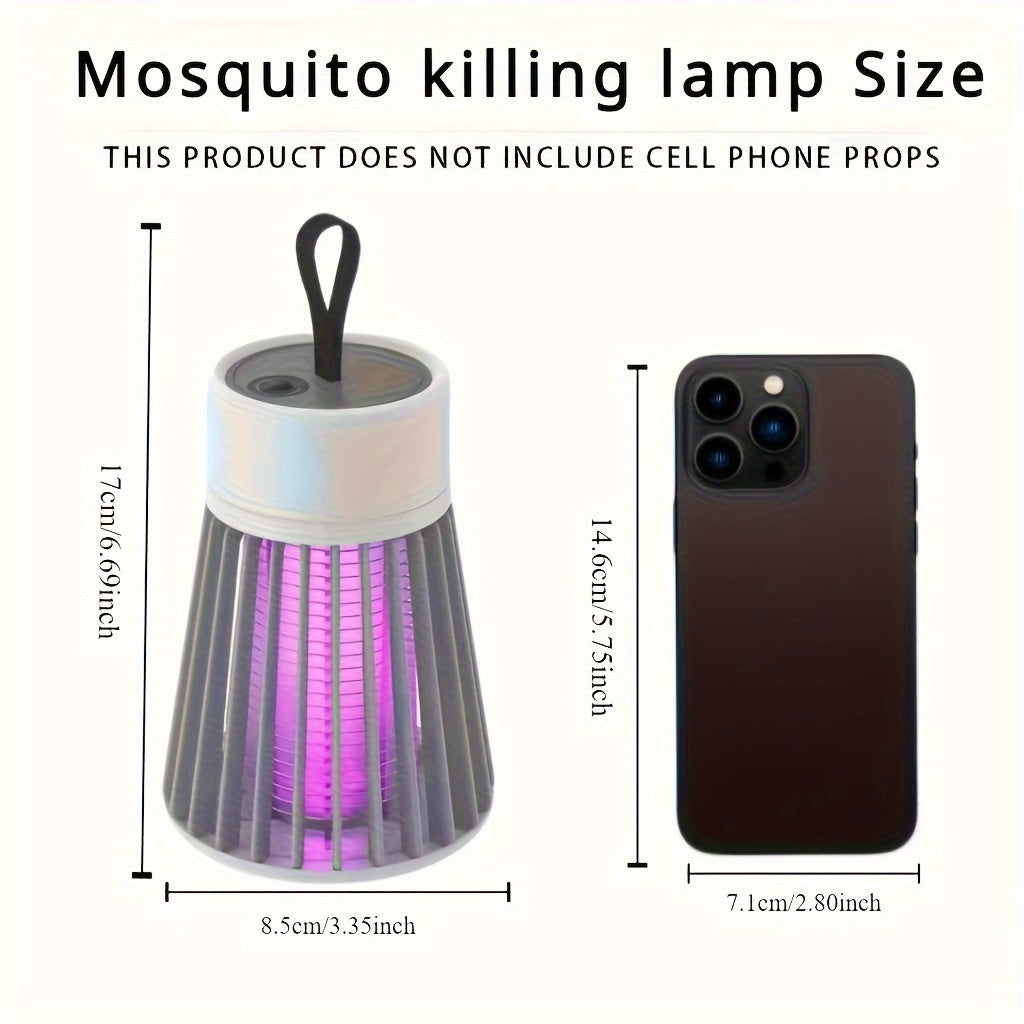 Rechargeable Mosquito Lamp – 360° UV Electric Shock Insect Killer